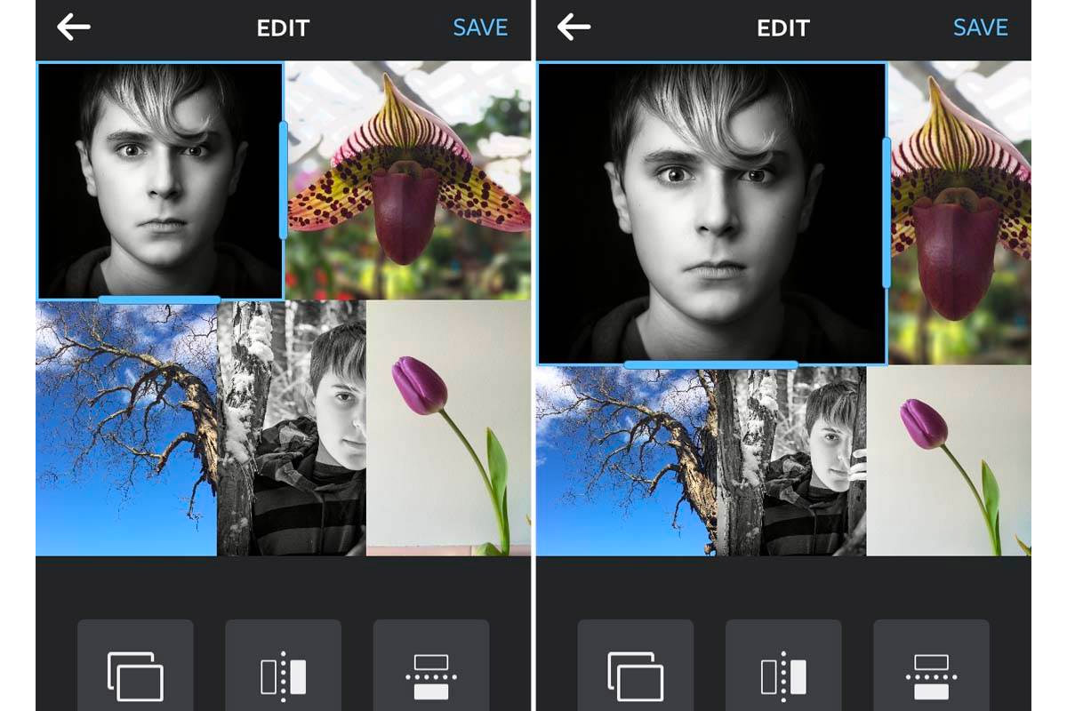 app layout