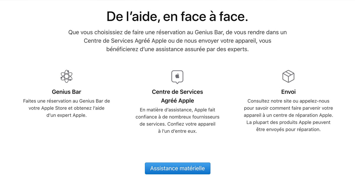 assistance apple