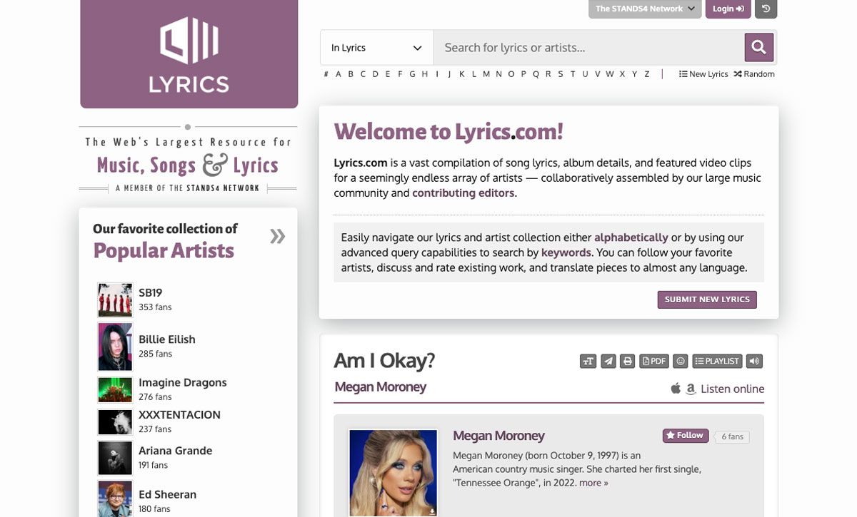 Lyrics